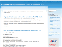 Tablet Screenshot of agenda.allsportauto.com